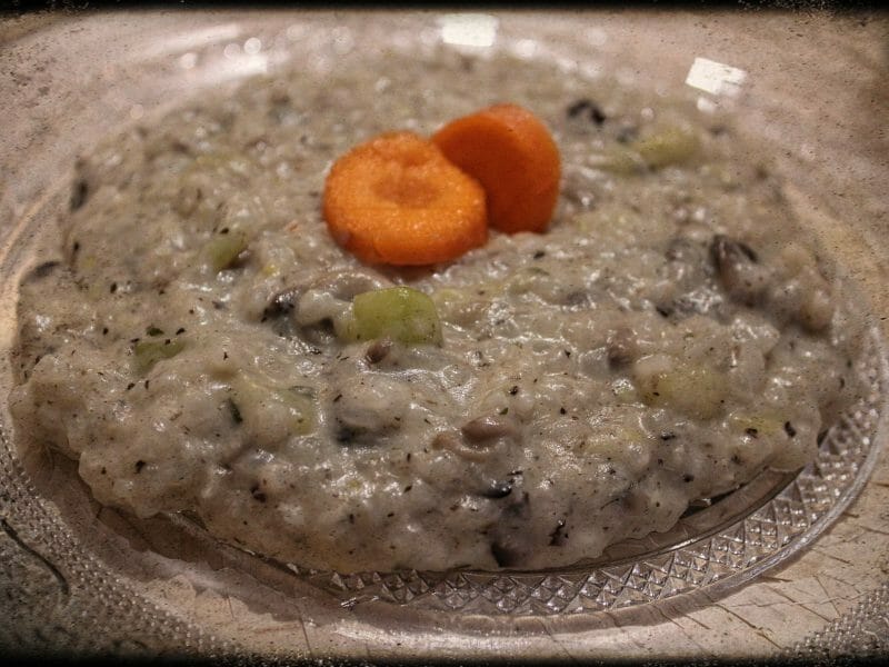 Cliquez pour zoomer ! Risotto champignons et courgettes Thermomix par yetah