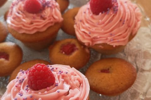 Cliquez pour zoomer ! Cupcakes à la framboise Thermomix par yetah