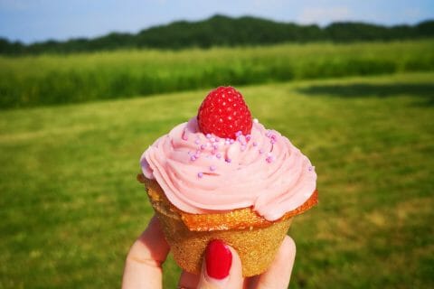 Cliquez pour zoomer ! Cupcakes à la framboise Thermomix par yetah