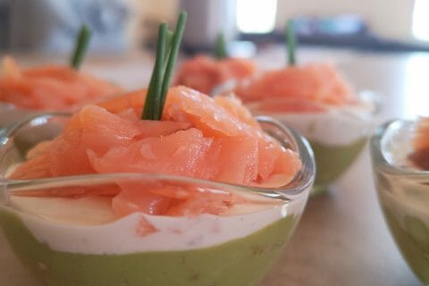 Cliquez pour zoomer ! Verrines saumon avocat Thermomix par yetah