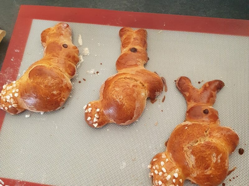 Cliquez pour zoomer ! Brioches lapin de Pâques Thermomix par vaness33