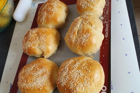 Cliquez pour zoomer ! Pains hamburger Thermomix par vaness33