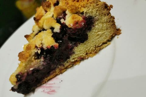 Cliquez pour zoomer ! Tarte aux myrtilles façon crumble Thermomix par virgil22720