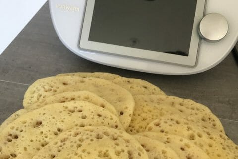 Cliquez pour zoomer ! Baghrir – Crêpes mille trous au Thermomix