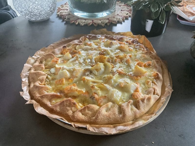 Cliquez pour zoomer ! Pizza terre et mer Thermomix par sofinette