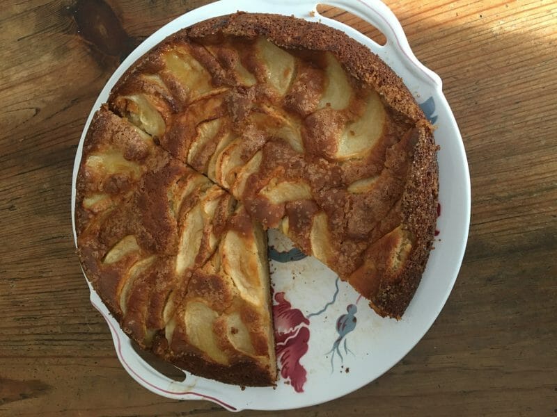 Cliquez pour zoomer ! Gâteau aux pommes et mascarpone Thermomix par minbeb