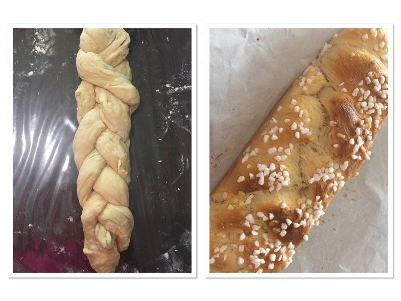 Cliquez pour zoomer ! Brioche tressée à la mie filante Thermomix par minanina