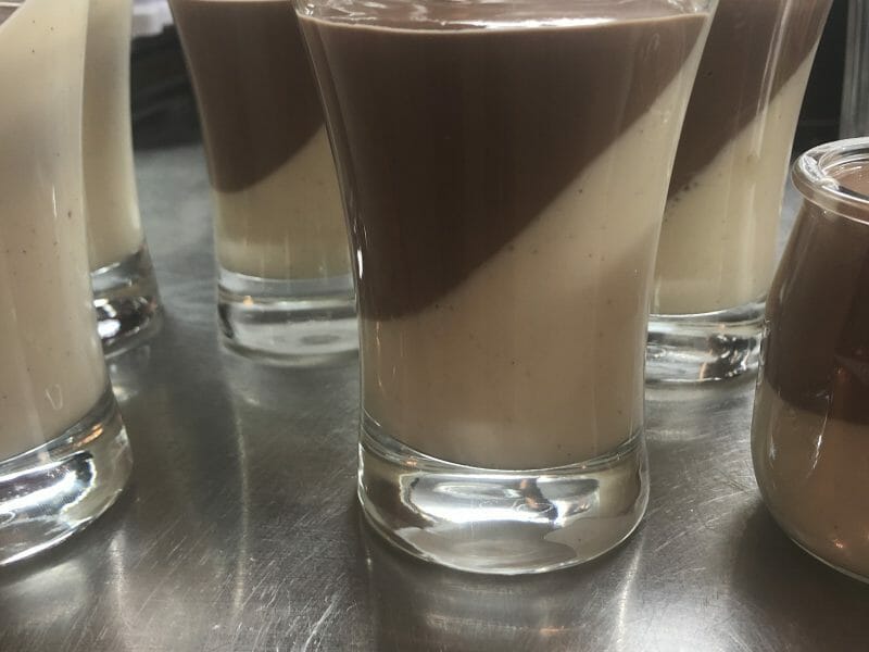 Cliquez pour zoomer ! Crème dessert au deux saveurs Thermomix par teokai