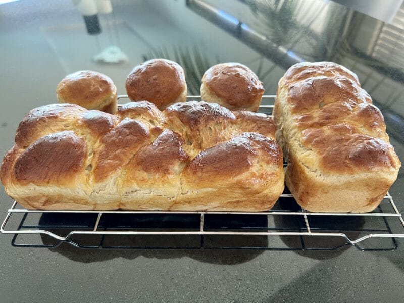 Cliquez pour zoomer ! Brioche tressée à la mie filante Thermomix par kikiss83