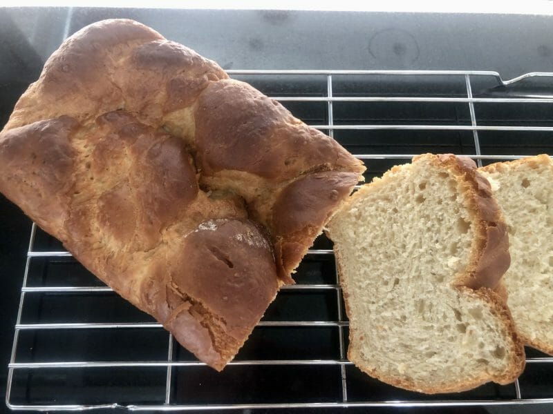 Cliquez pour zoomer ! Brioche tressée à la mie filante Thermomix par kikiss83