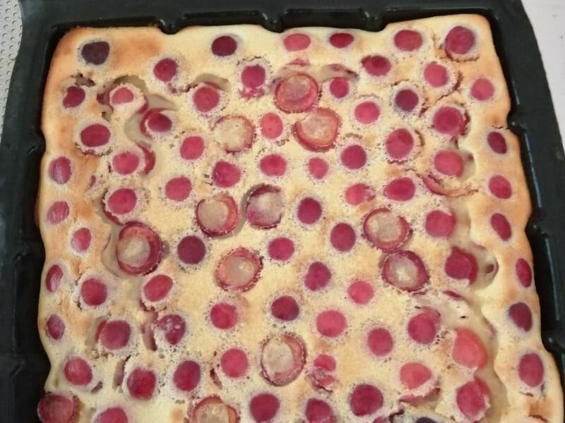 Cliquez pour zoomer ! Clafoutis aux cerises Thermomix par stephaniedudoue
