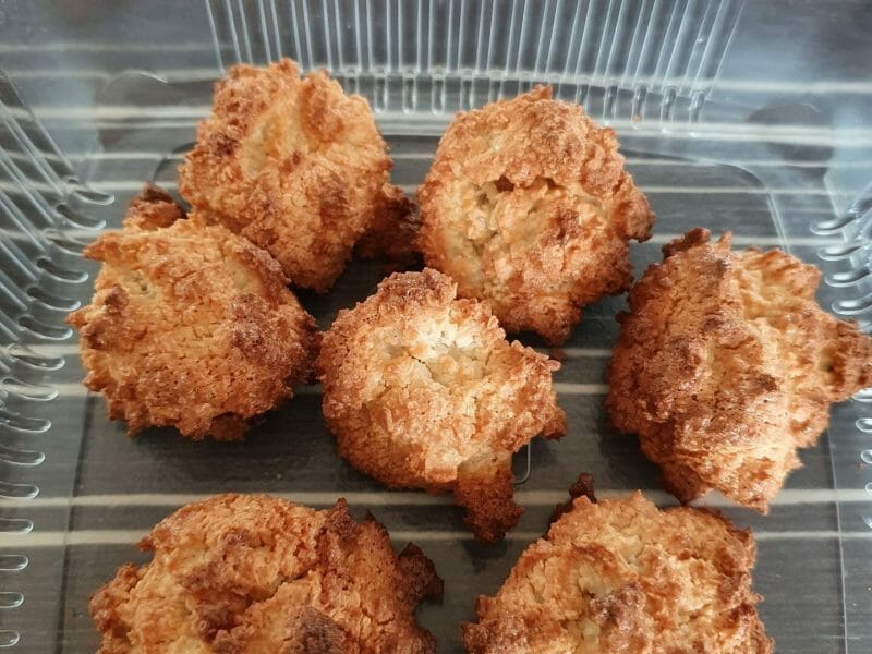 Cliquez pour zoomer ! Rocher coco – Congolais Thermomix par Marie biscotte