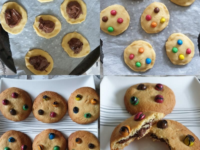 Cliquez pour zoomer ! Cookies fourrés au nutella Thermomix par elodiiep