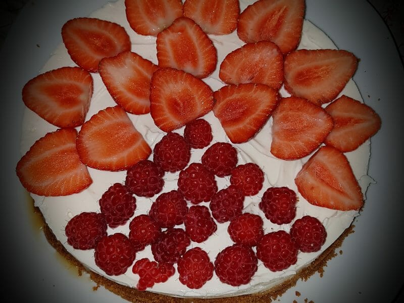 Cliquez pour zoomer ! Tarte aux fraises sans cuisson Thermomix par cereale91