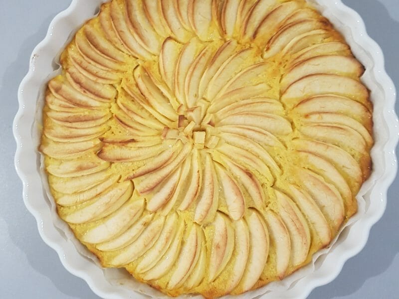 Cliquez pour zoomer ! Tarte aux pommes sans pâte Thermomix par cereale91