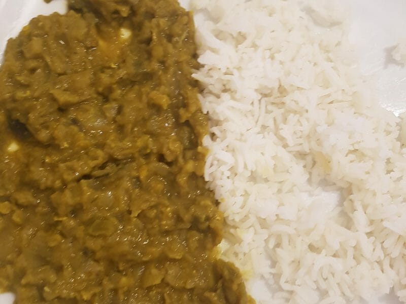 Cliquez pour zoomer ! Dhal d’aubergine et de lentilles corail Thermomix par cereale91