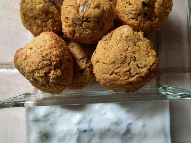 Cliquez pour zoomer ! Boulettes de lentilles corail Thermomix par cereale91