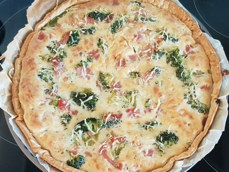 Cliquez pour zoomer ! Tarte aux brocolis et roquefort Thermomix par Krn1