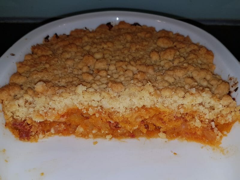 Cliquez pour zoomer ! Crumble de butternut au chorizo Thermomix par Krn1