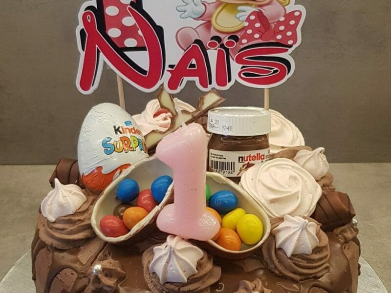 Cliquez pour zoomer ! Layer cake Kinder Bueno Thermomix par stessy13150