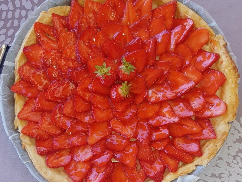 Cliquez pour zoomer ! Tarte aux fraises Thermomix par stessy13150