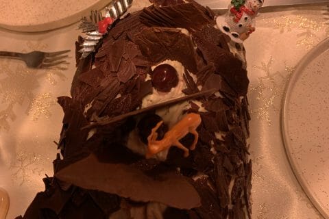 Cliquez pour zoomer ! Bûche forêt noire Thermomix par hgdanslacuisine