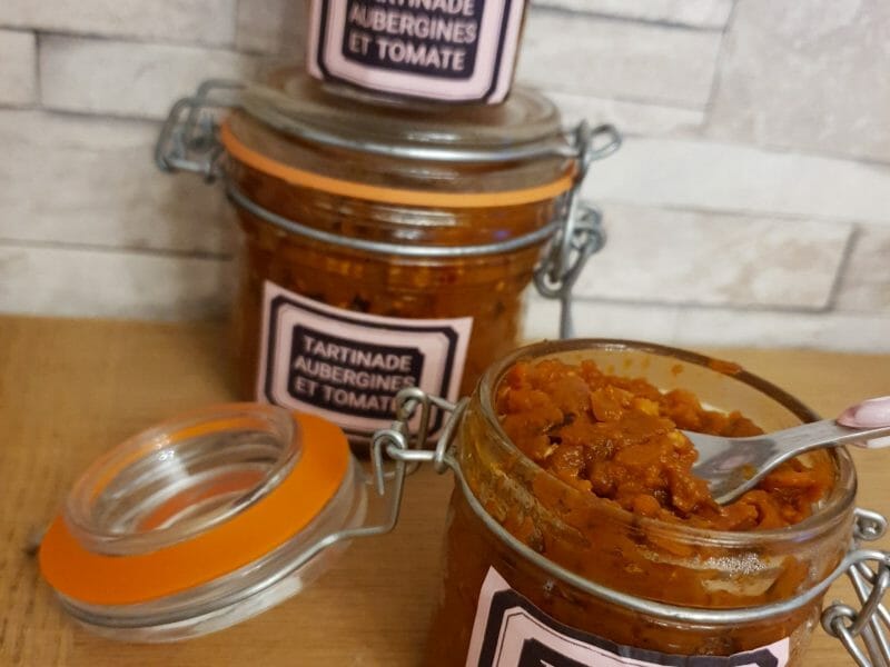 Cliquez pour zoomer ! Tartinade d’aubergines et tomates Thermomix par Saperlipopette