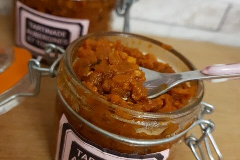 Cliquez pour zoomer ! Tartinade d’aubergines et tomates Thermomix par Saperlipopette
