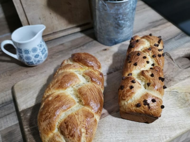 Cliquez pour zoomer ! Brioche tressée à la mie filante Thermomix par marynette27