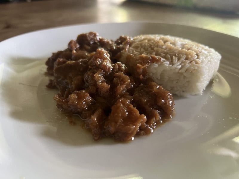 Cliquez pour zoomer ! Porc au caramel Thermomix par Pompotes14