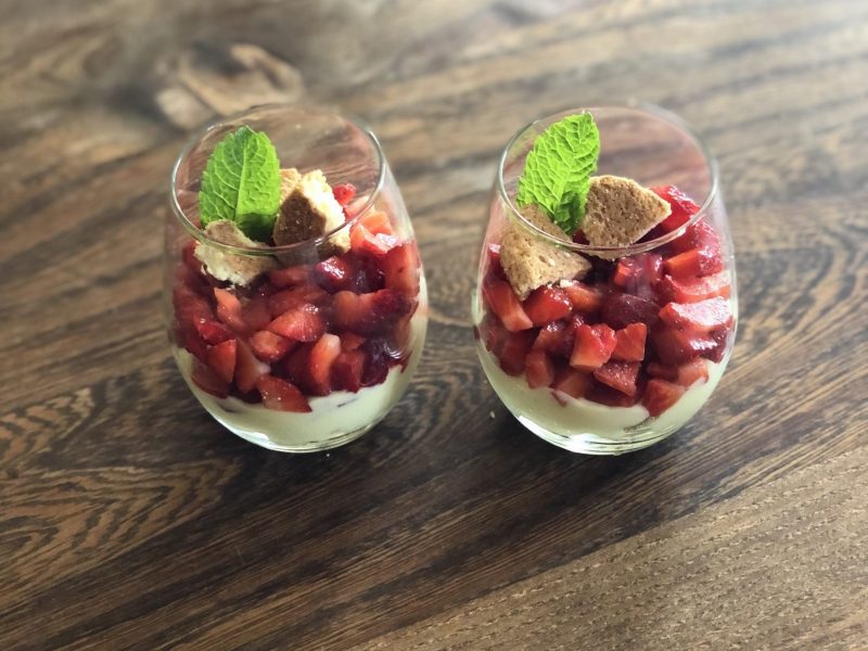 Cliquez pour zoomer ! Tarte aux fraises destructurée Thermomix par Pompotes14