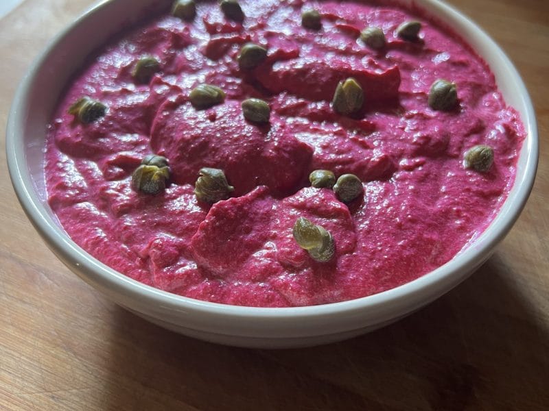 Cliquez pour zoomer ! Tartinade betterave feta Thermomix par Pompotes14