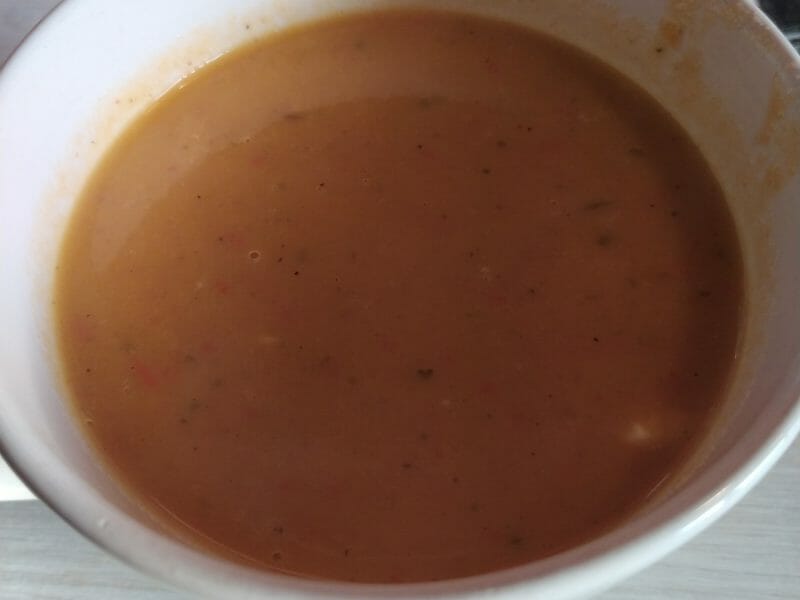 Cliquez pour zoomer ! Velouté de carottes et poivrons rouges Thermomix par lams17