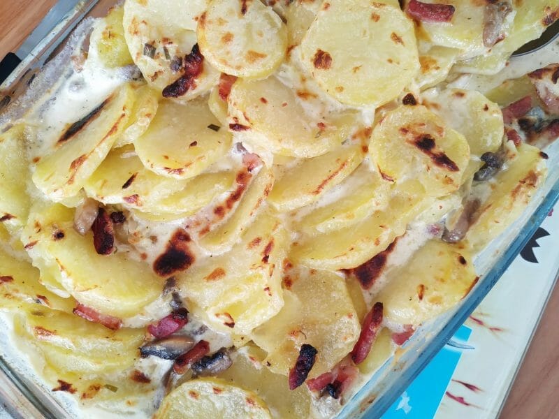 Cliquez pour zoomer ! Gratin de pommes de terre au Boursin Thermomix par Chat patapon