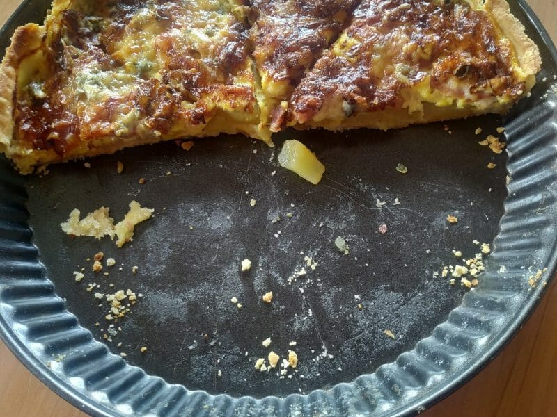 Cliquez pour zoomer ! Tarte gorgonzola et jambon de Parme Thermomix par Chat patapon