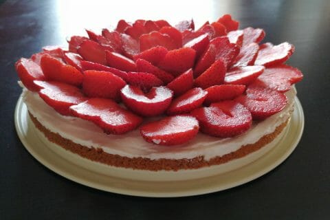 Cliquez pour zoomer ! Tarte aux fraises sans cuisson Thermomix par MICLO