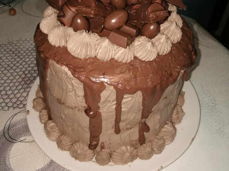 Cliquez pour zoomer ! Layer cake Kinder Bueno Thermomix par pommedamour76