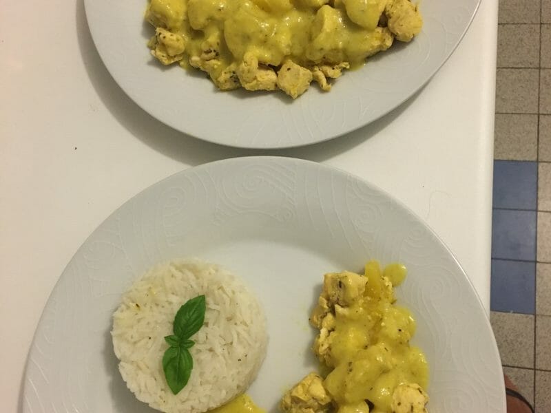 Cliquez pour zoomer ! Poulet coco aux 3 épices Thermomix par julien