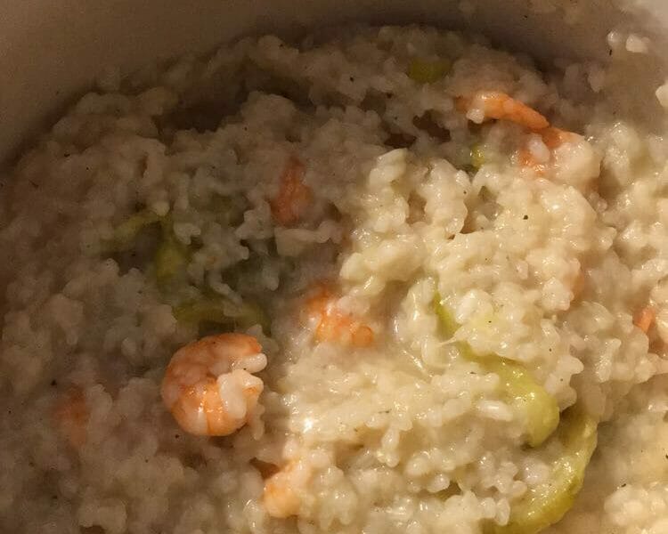 Cliquez pour zoomer ! Risotto courgettes et crevettes Thermomix par chachou088