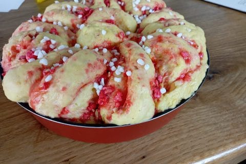 Cliquez pour zoomer ! Brioche aux pralines roses Thermomix par mimi1564