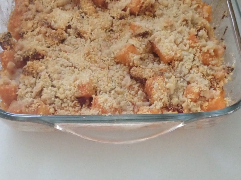 Cliquez pour zoomer ! Crumble de butternut au chorizo Thermomix par mimi1564