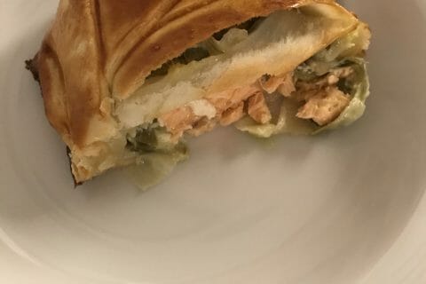 Cliquez pour zoomer ! Feuilleté saumon et poireaux Thermomix par Perrinesix