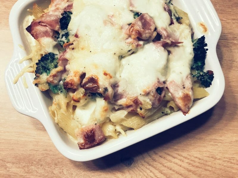 Cliquez pour zoomer ! Gratin de pâtes au brocoli Thermomix par Perrinesix