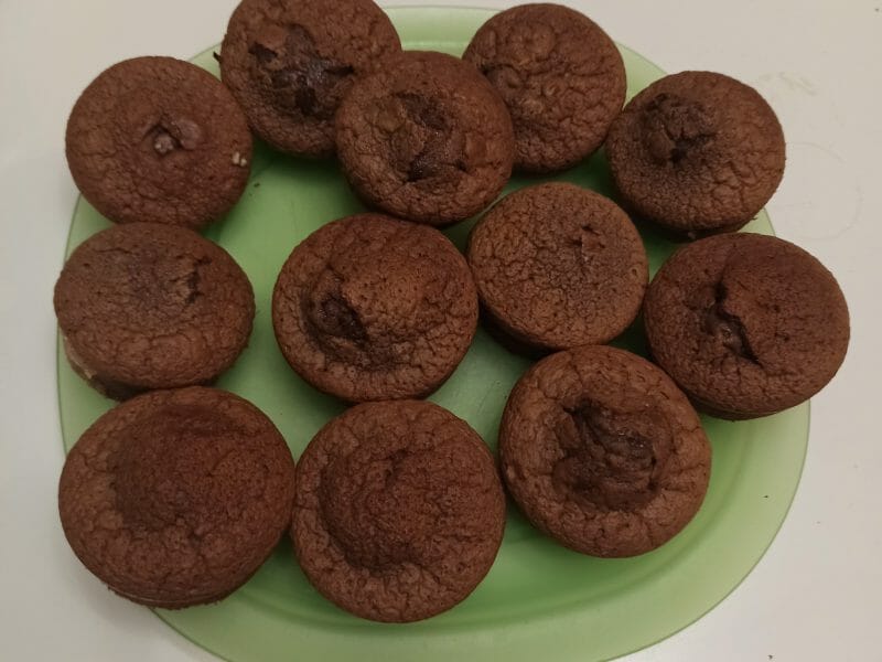 Cliquez pour zoomer ! Fondants aux deux chocolats Thermomix par christina86