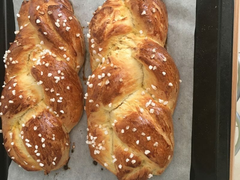 Cliquez pour zoomer ! Brioche tressée à la mie filante Thermomix par severine