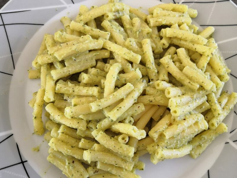 Cliquez pour zoomer ! Farfalle à la crème de courgettes Thermomix par juliemigaud