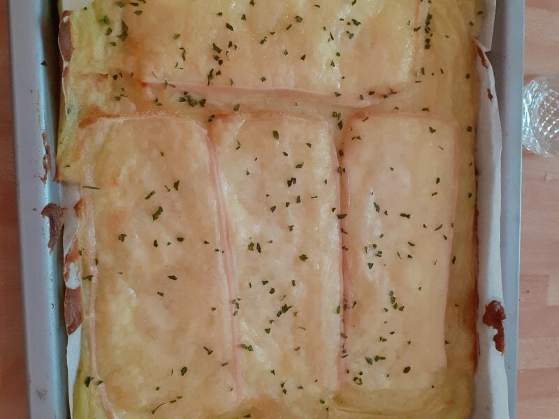 Cliquez pour zoomer ! Gratin de purée de pommes de terre aux épinards Thermomix par nina490