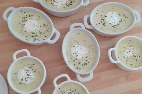 Cliquez pour zoomer ! Clafoutis de poireaux et lardons Thermomix par nina490