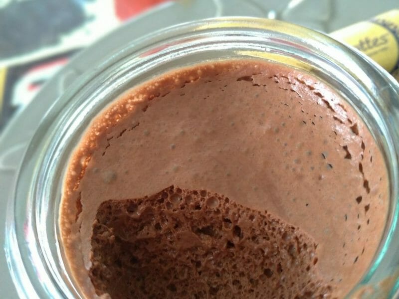 Cliquez pour zoomer ! Mousse au chocolat au jus de pois chiche Thermomix par nathaliebaudouinnicoli