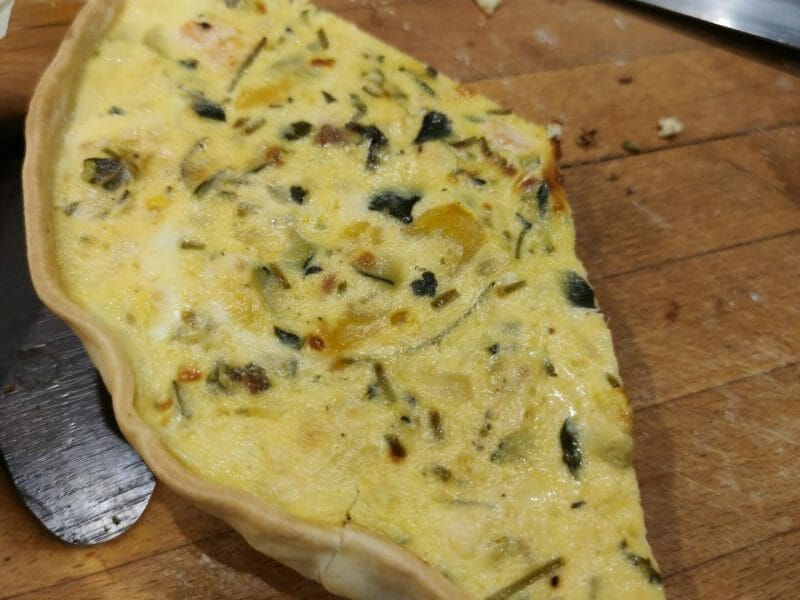 Cliquez pour zoomer ! Quiche saumon et courgettes Thermomix par marieln53